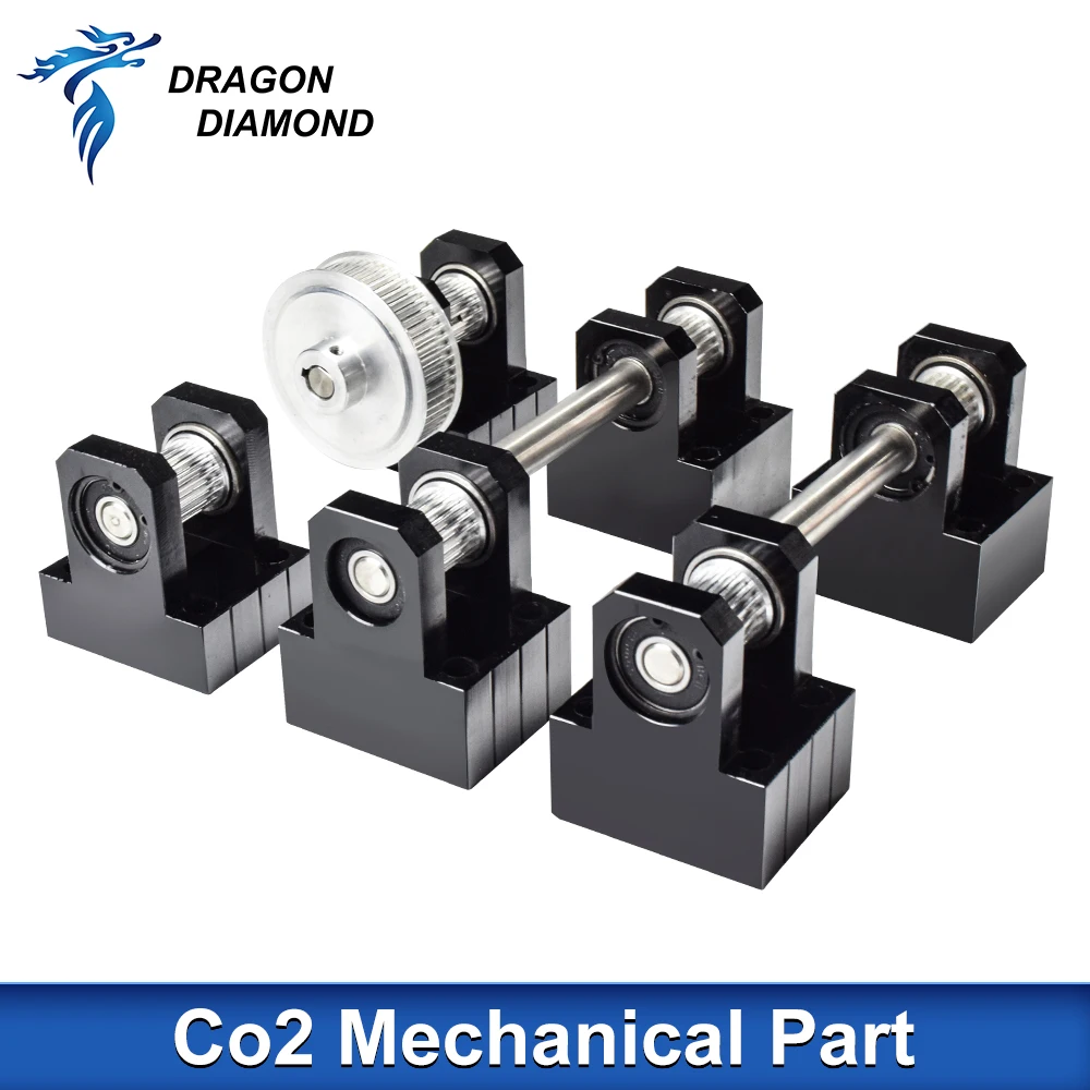 Laser Head Whole Set Metal Parts Mechanical Component Transmission Timing Pulley For Co2 Laser DIY Engraving Cutting Machine