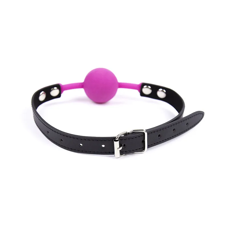 Silicone BDSM Sex Bondage Balls Gag Slave Harness Fetish Mouth Restraints Sex Toy Erotic Toy Sex Product For Couple Lover