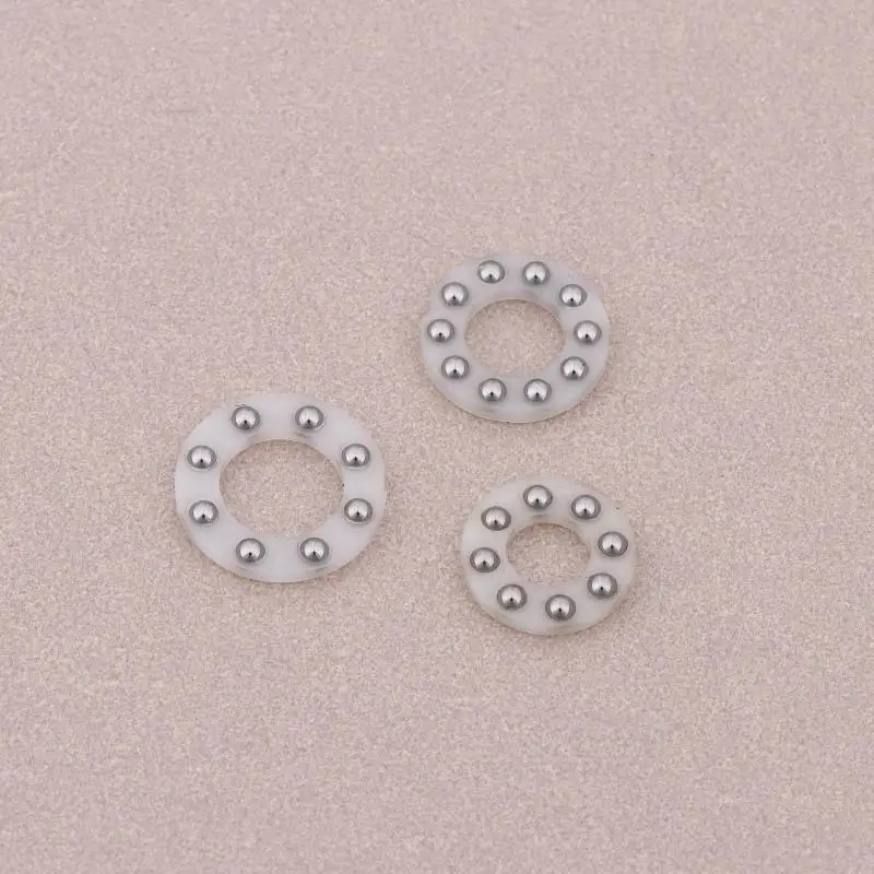 10 Stück Mini-Stahlkugellager, Axiallager aus Kunststoff und Gummi, für Klappmesser-Werkzeugzubehör – Detail 4