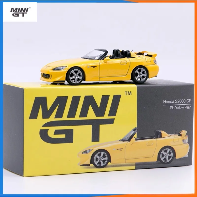 

1:64 Honda спортивная машина Honda S2000 Тип S желтая #282 литье под давлением модель автомобиля, игрушки для мальчиков, коллекционные детали для взрослых