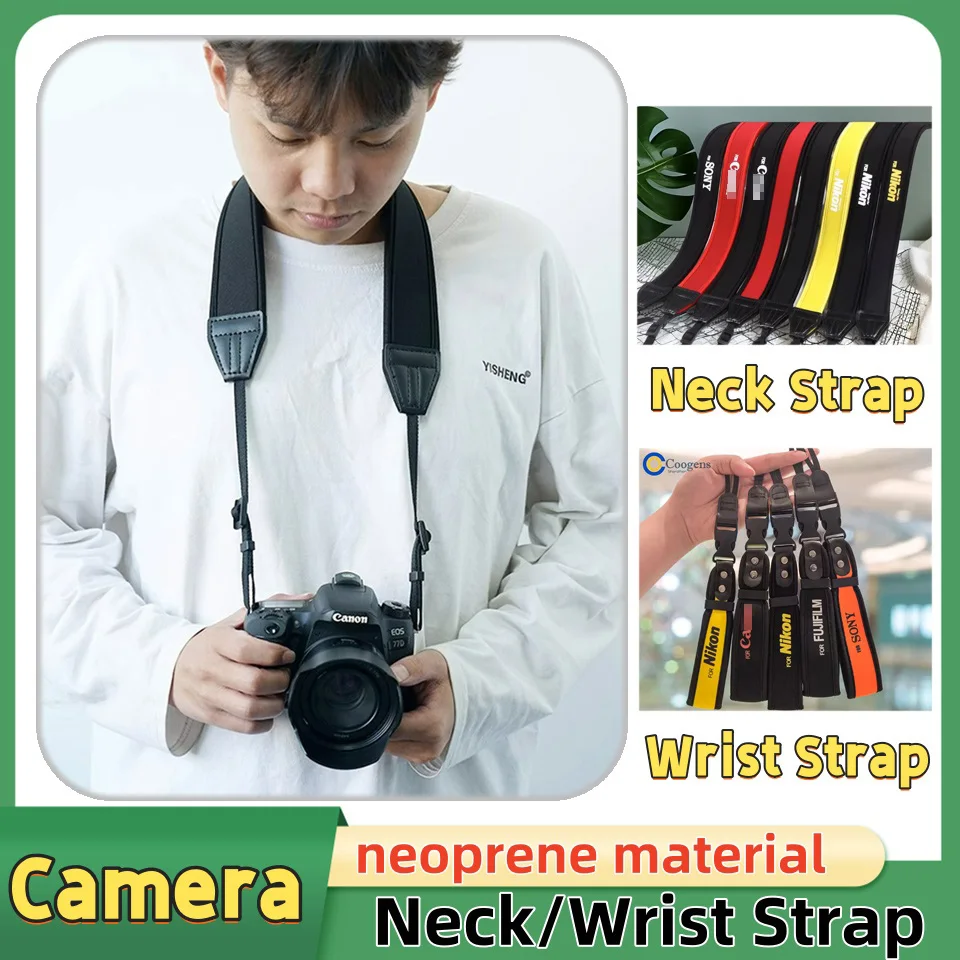 Camera Wrist Hand Shoulder Neck Strap Quick Release Wristband for Sony a6000 a6300 a5000 Nikon Z8 Canon EOS 5D 90D Fujifilm DSLR