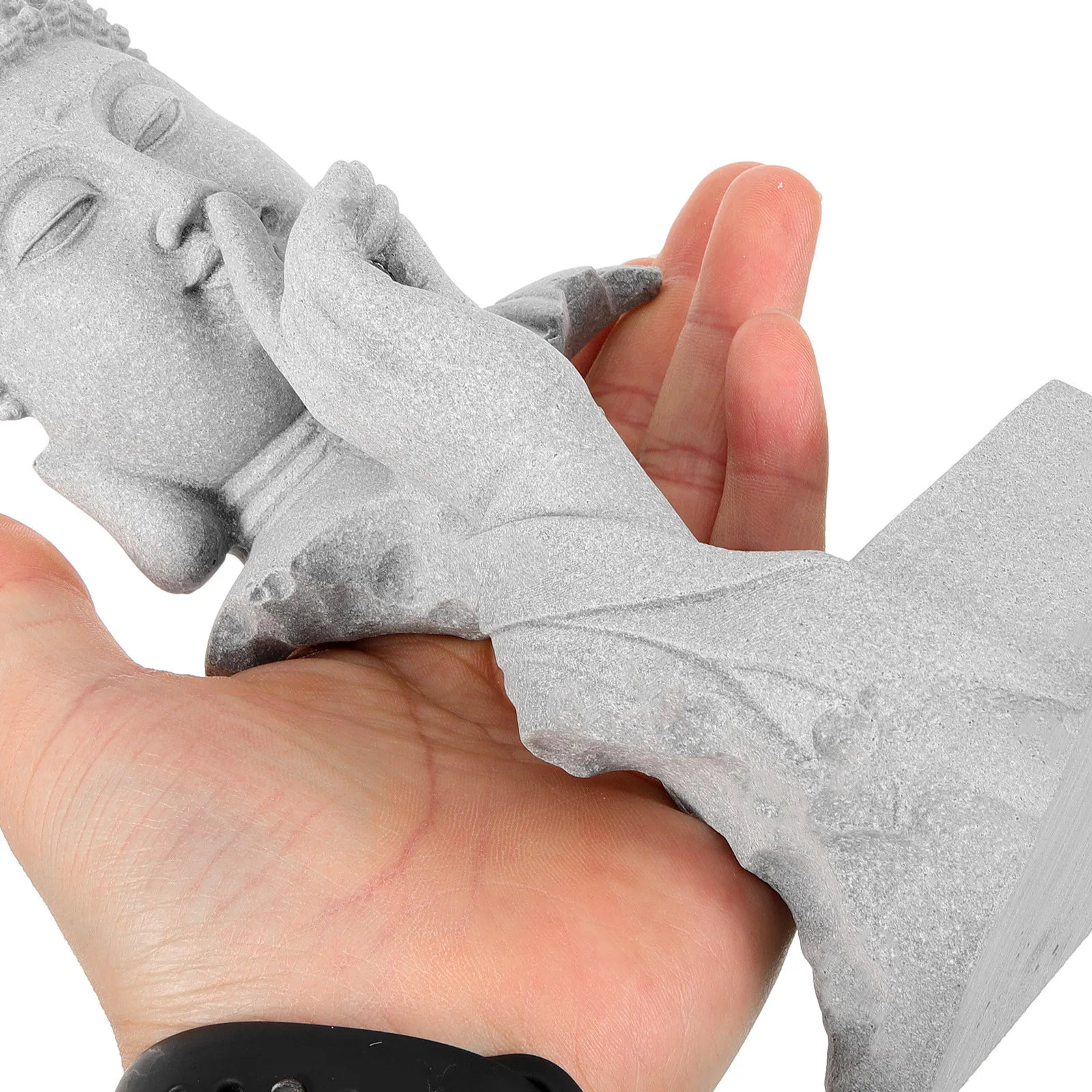 

Buddha Statue Aquarium Decoration Small Creative Desktop Ornament Fish Tank Peaceful Meditation Sculpture Aquarium Decors