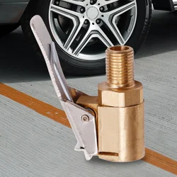 Car Tire Air Chuck Inflator Pump Valve Connector Clip-on Adapter Brass 6/8mm Tyre Wheel Valve Air Pump Chuck