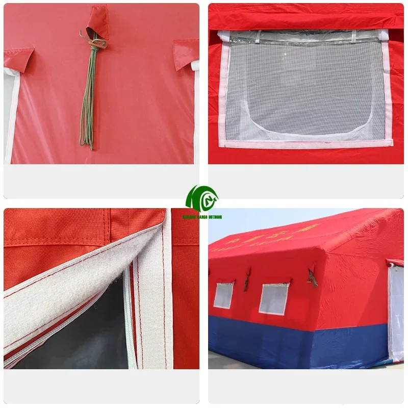 Tenda da campeggio gonfiabile in PVC Kango Tenda medica di emergenza Tenda di salvataggio in soccorso in caso di catastrofe
