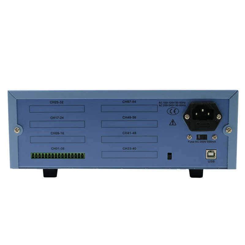 16-Channel Data Recorder for Temperature Detection Supports K-Type Thermocouple Measurements for Test Instruments Product