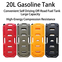 Universal 20l Fuel Tank Food Grade Plastic Oil Drum Self Driving Off-Road Convenient Oil Drum 5-Gallon Gasoline Tank Oil Drum