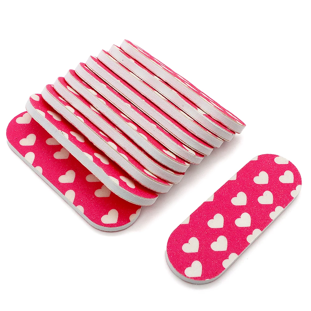 

10/20/50Pcs Mini Nail Art File Set Double Side Sandpaper EVA Core Buffer Files Colorful Manicure Pedicure Tool Nails Accessories
