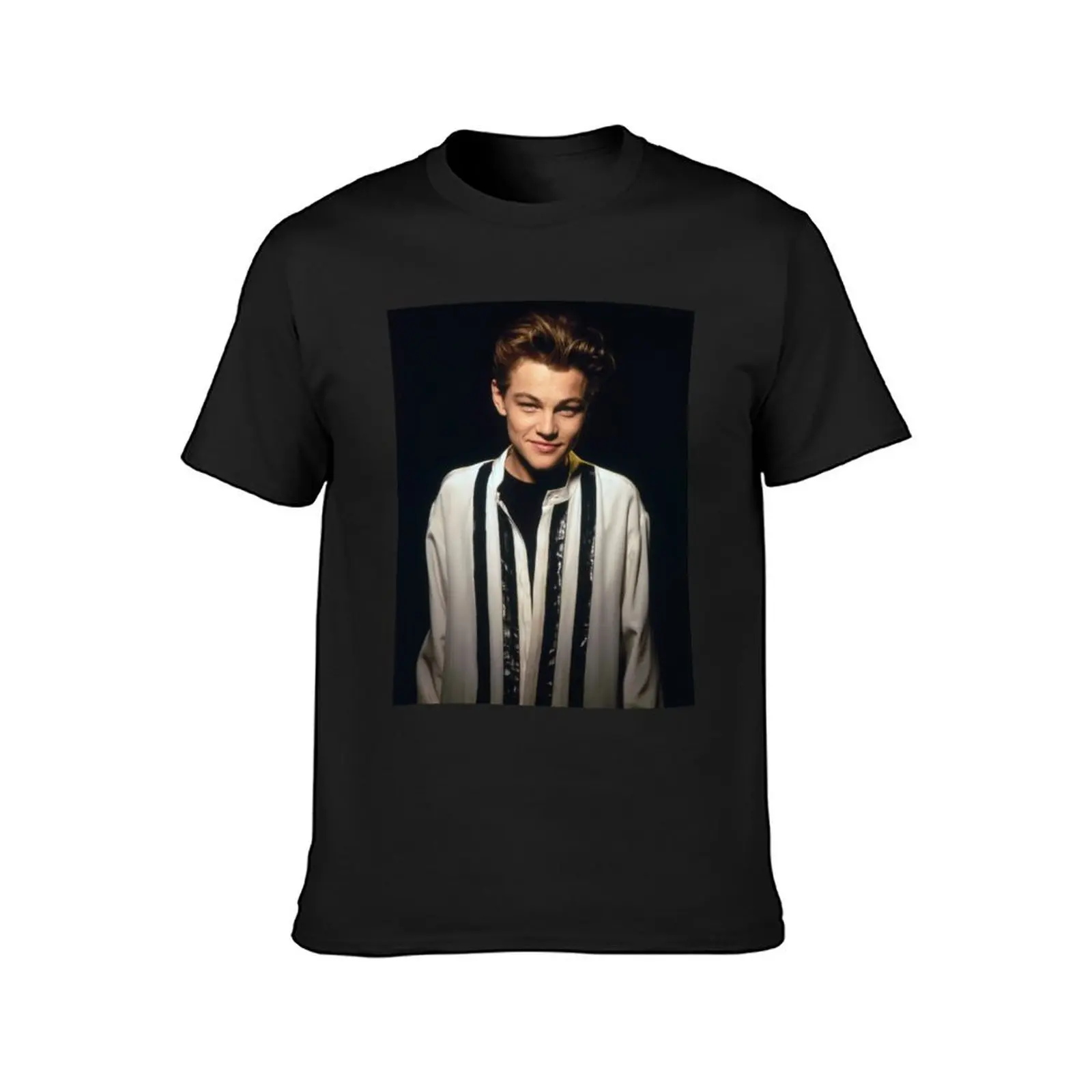 Hot Young Leonardo Dicaprio T-Shirt cute clothes oversizeds kawaii clothes summer top T-shirt men