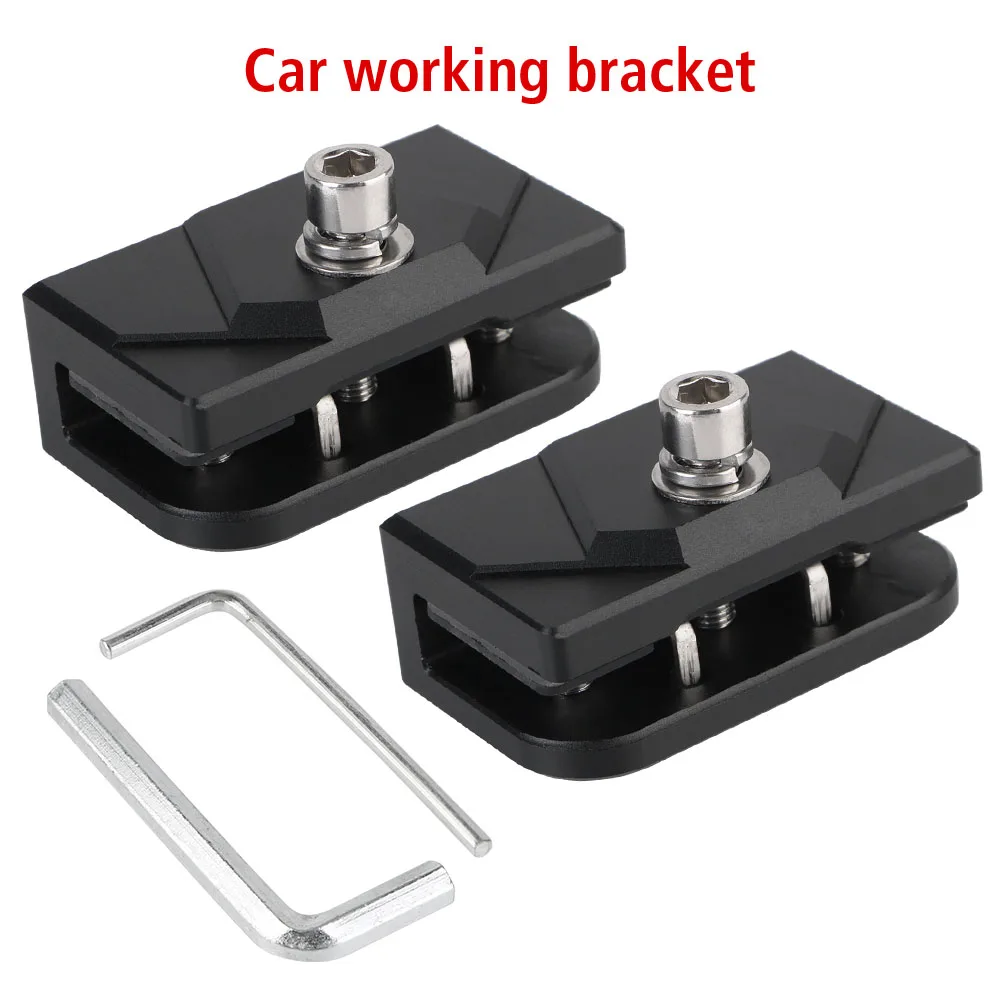 Adjustable Ditch Light Brackets Hood Mount Universal With Wrenches For Off Road Truck 2PCS Led Work Light Pods Mounting Bracket