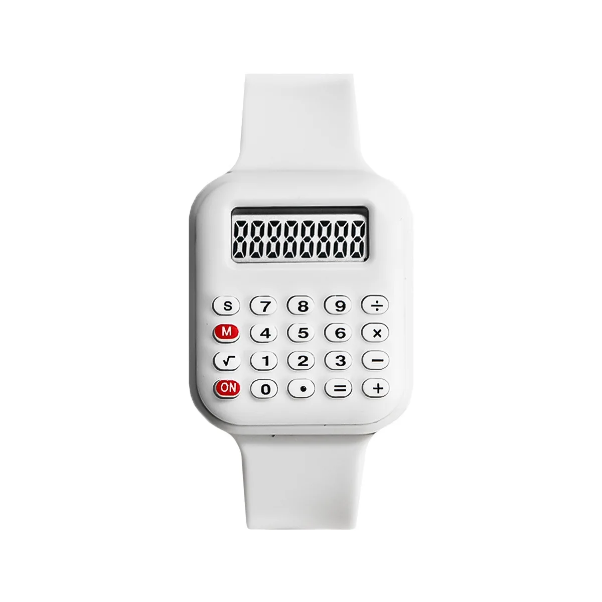 Neue elektronische Taschenrechner-Kinderuhren für Mädchen, Kautschukband, Kinder-Digitaluhr, Schule, Studenten, Herrenuhr – Detail 5