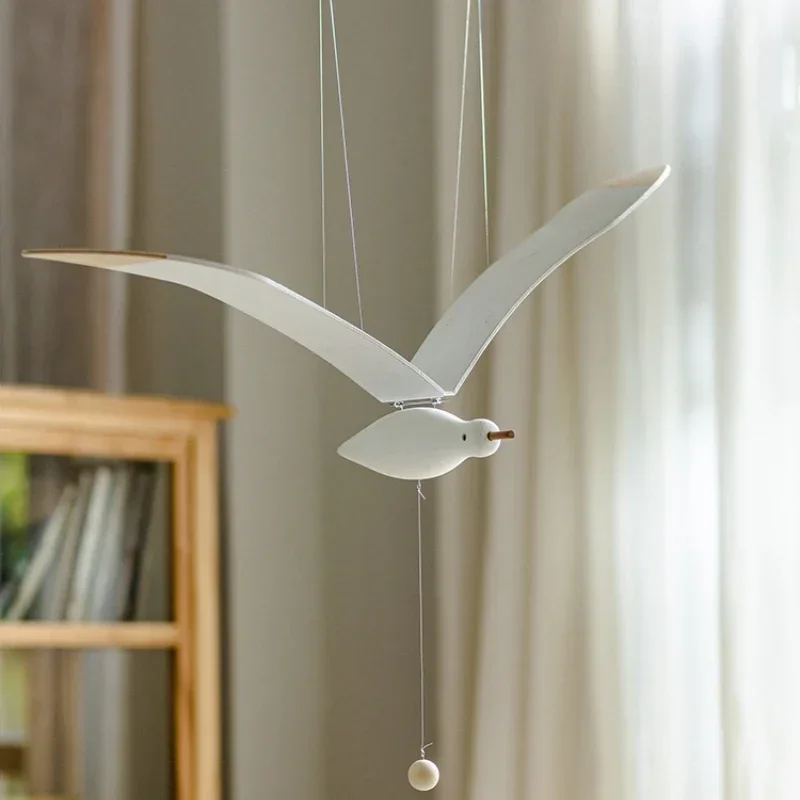 

Flying seagull living room balcony bay window hanging pendant in the air