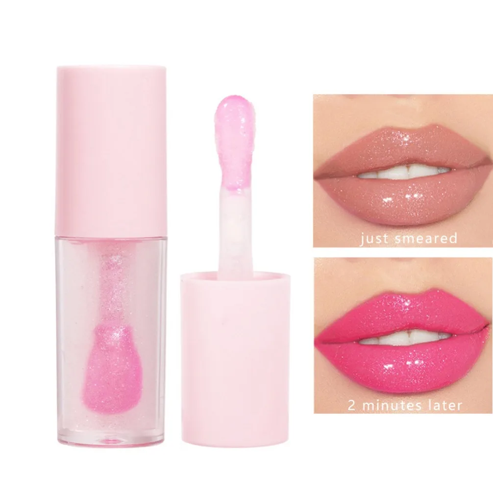 3個入りフルーツフレーバーリッププランパーオイル、温度変化保湿、プライベートラベルカスタムロゴ、ヴィーガンメイクアップ、卸売リップオイル