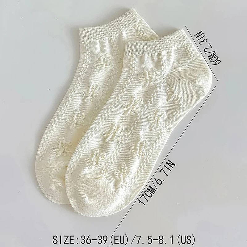 Chaussettes courtes respirantes pour femmes, 1 paire, de haute qualité, polyvalentes, pour l'été