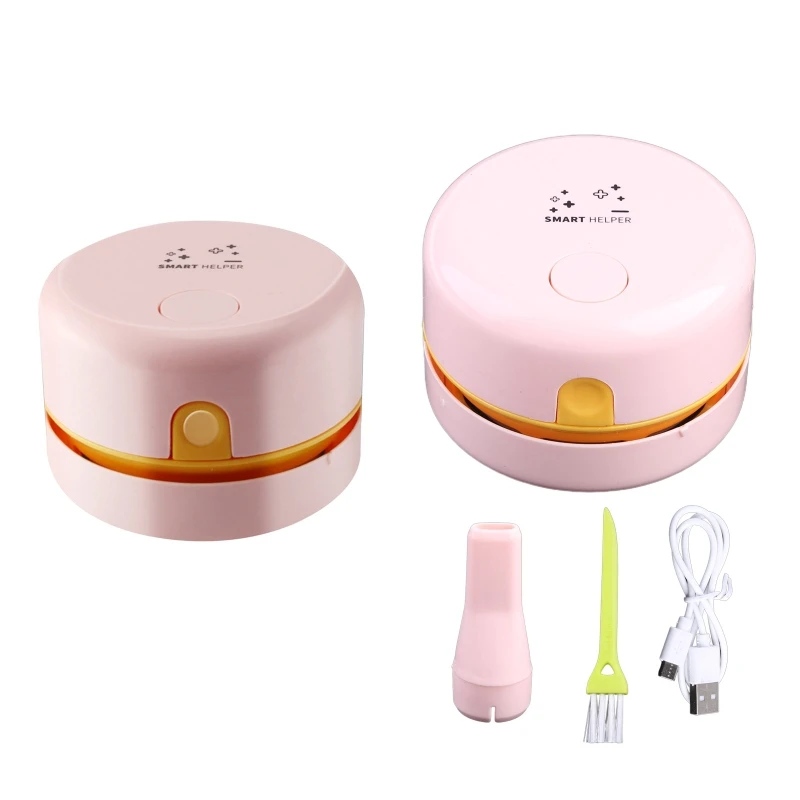 

Portable Desktop Vacuum Cleaner Cordless Mini Table Dust Sweeper Rechargeable Charging Electric Hand Held Clean Device