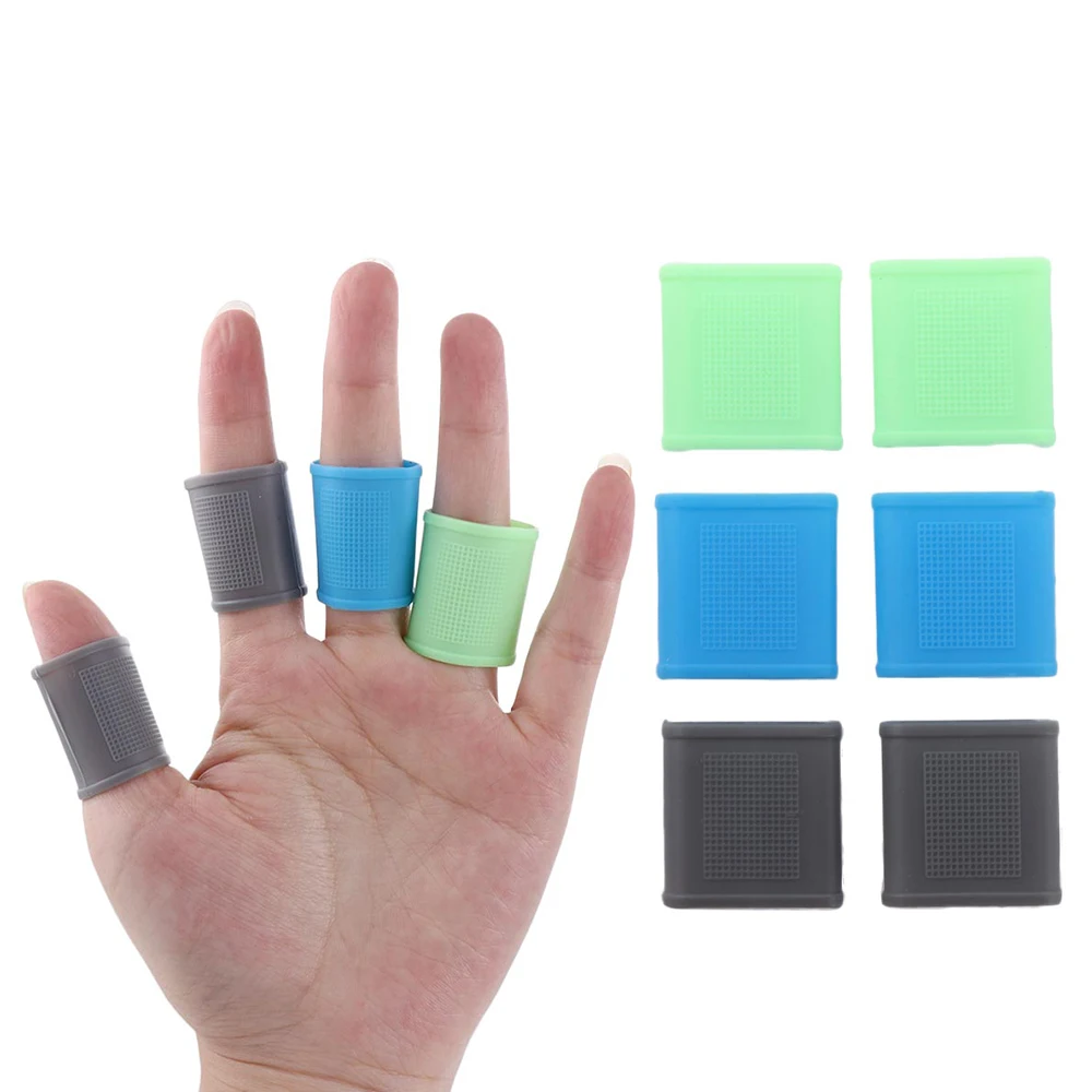 Sports Non-Slip Silicone Golf Finger Sleeves Hand Protector Support for Basketball Baseball Tennis Bowling Fishing Gym Men Women