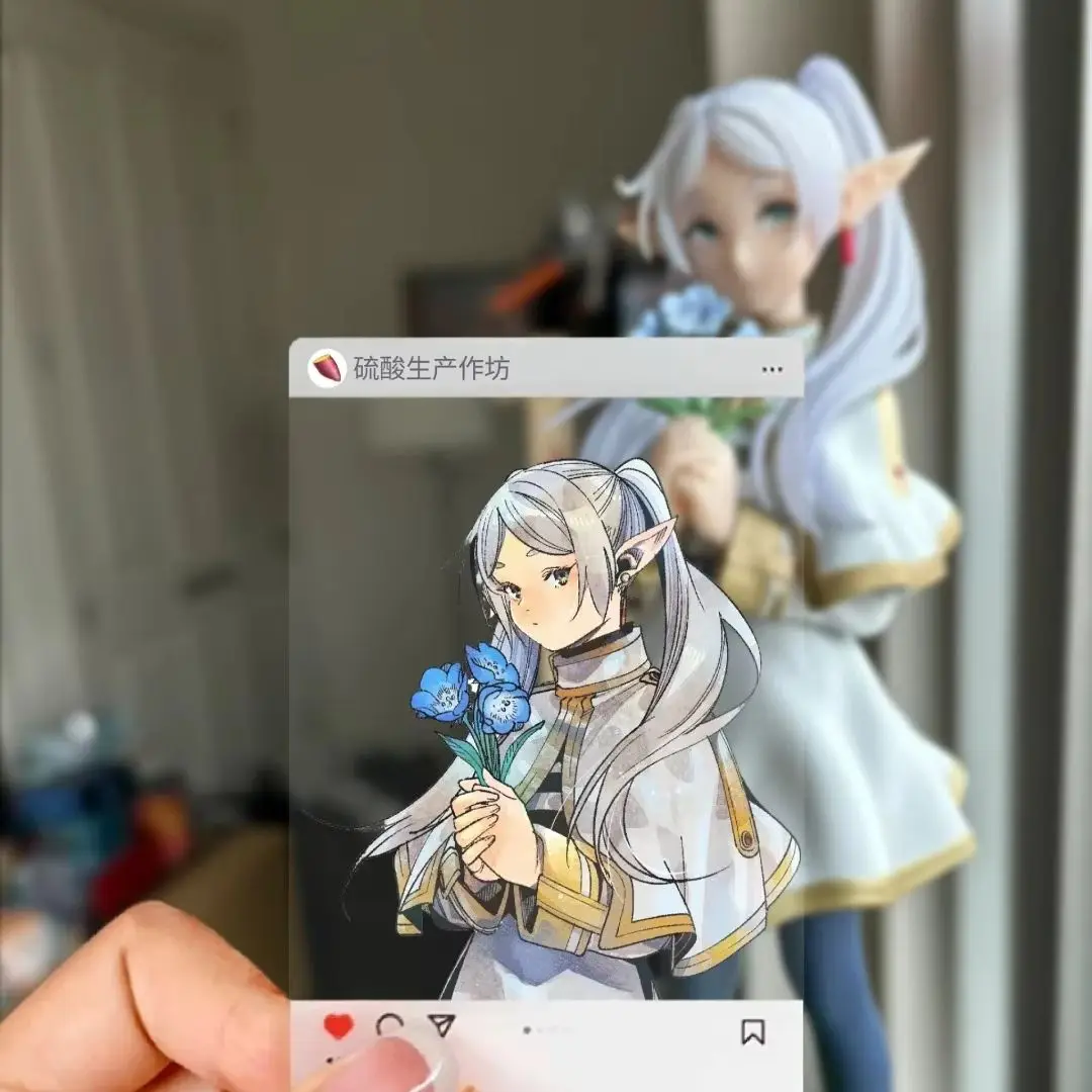 Frieren: Beyond Journey's End Frieren Actionfigur Luminasta Anime-Figur PVC-Statue Sammlermodell Deko-Puppe Spielzeug Geschenk