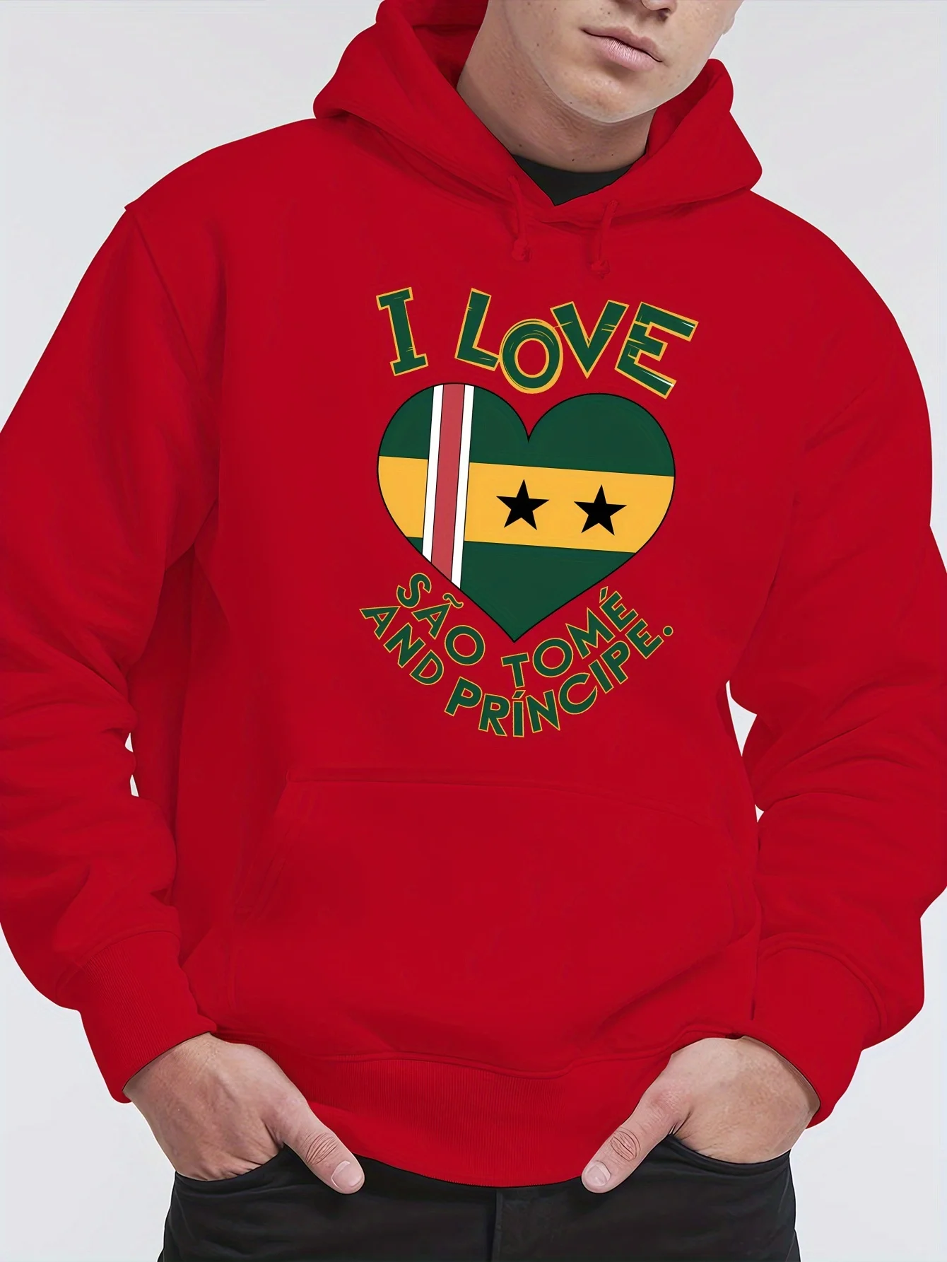 New Trend Print Men Hooded Sweatshirt Autumn Winter Daily Outdoor Exercise Loose Everything Fitness Leisure Warm Street Style