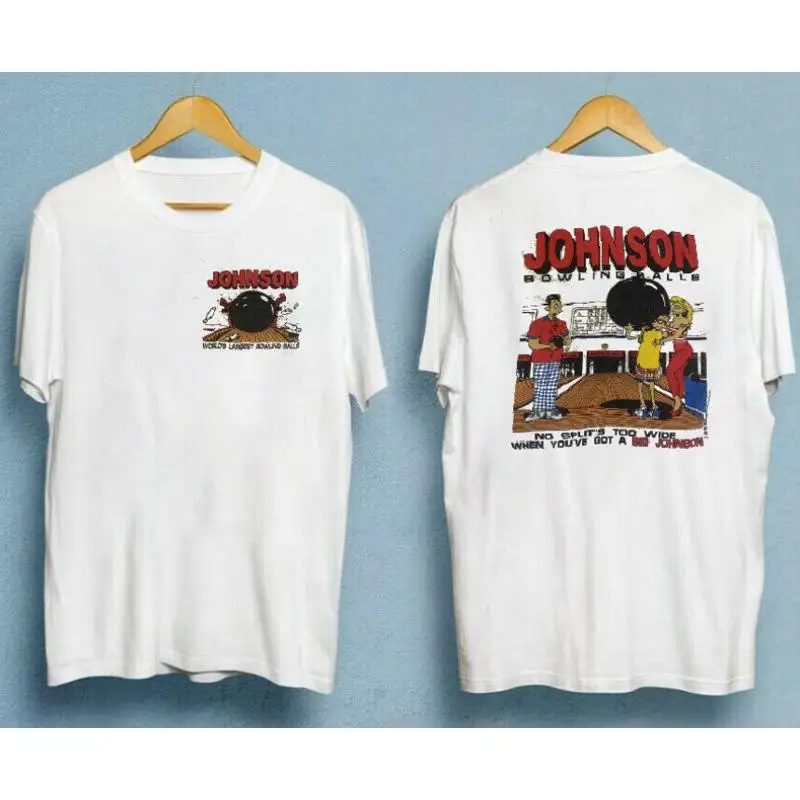 

Vintage Big Johnson Adult Parody T Shirt Bowling Themed
