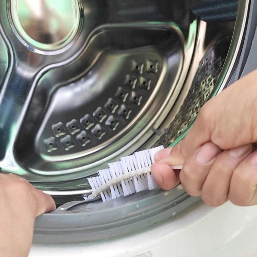 فرشاة تنظيف منتجات التنظيف، أداة تنظيف خاصة باللون الأبيض، سهلة التنظيف، مرنة لفرشاة النايلون لغسالة الطبل