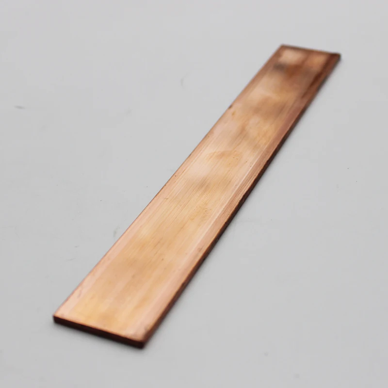 0.8x25x150mm Pure Copper 99.5% Plate Electrode Sacrificial Anode Plating Sheet