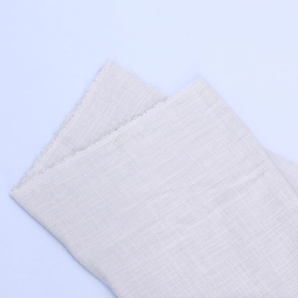 

Soft Cotton Linen Blend Fabric -Friendly Thick Breathable Crepe Material For Dresses Skirts Blouses T-Shirts Pajamas