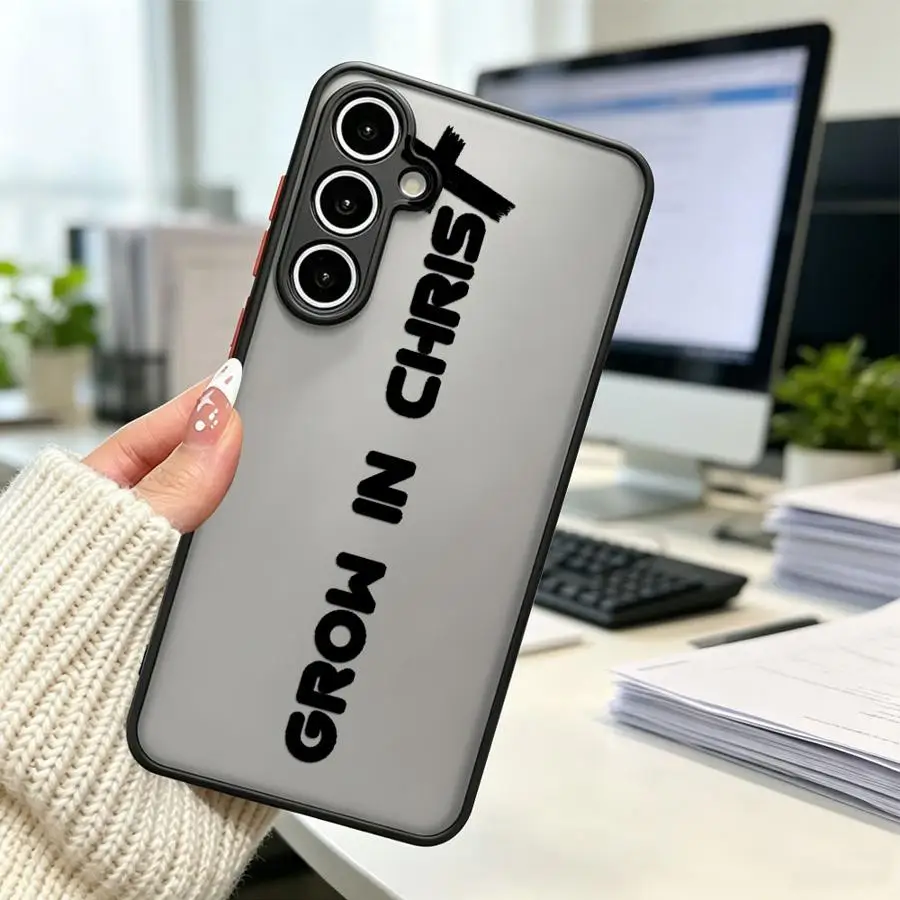 Creative God And Christ Phone Cover Case for Samsung Galaxy A34 A36 A52S A72 A54 A23 A73 A33 A53 A35 A16 A15 A17 A52 A56 A55