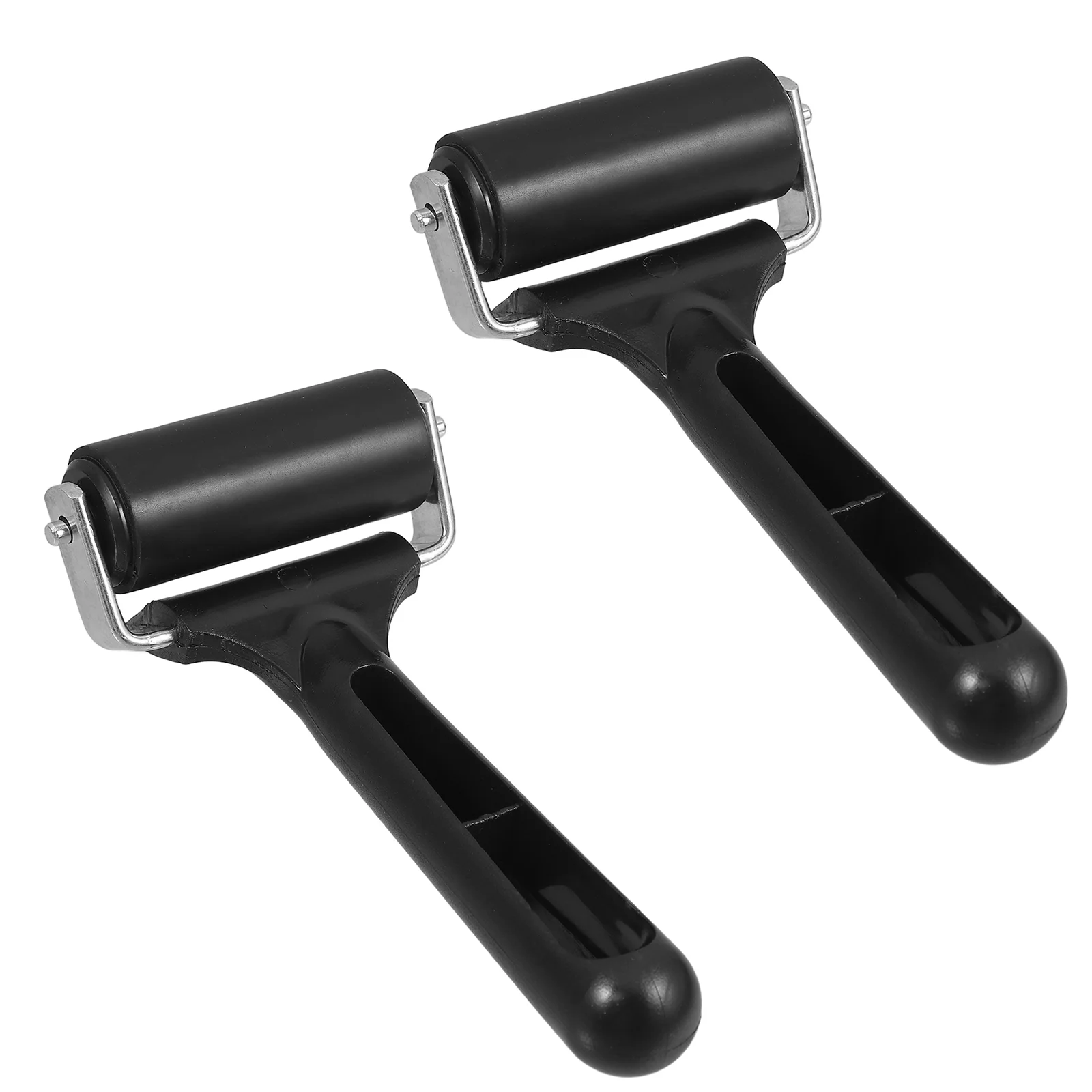 Non-Slip Fingerprint Rubber Roller, Stamping Tools, Printing Rollers, 2 Pcs