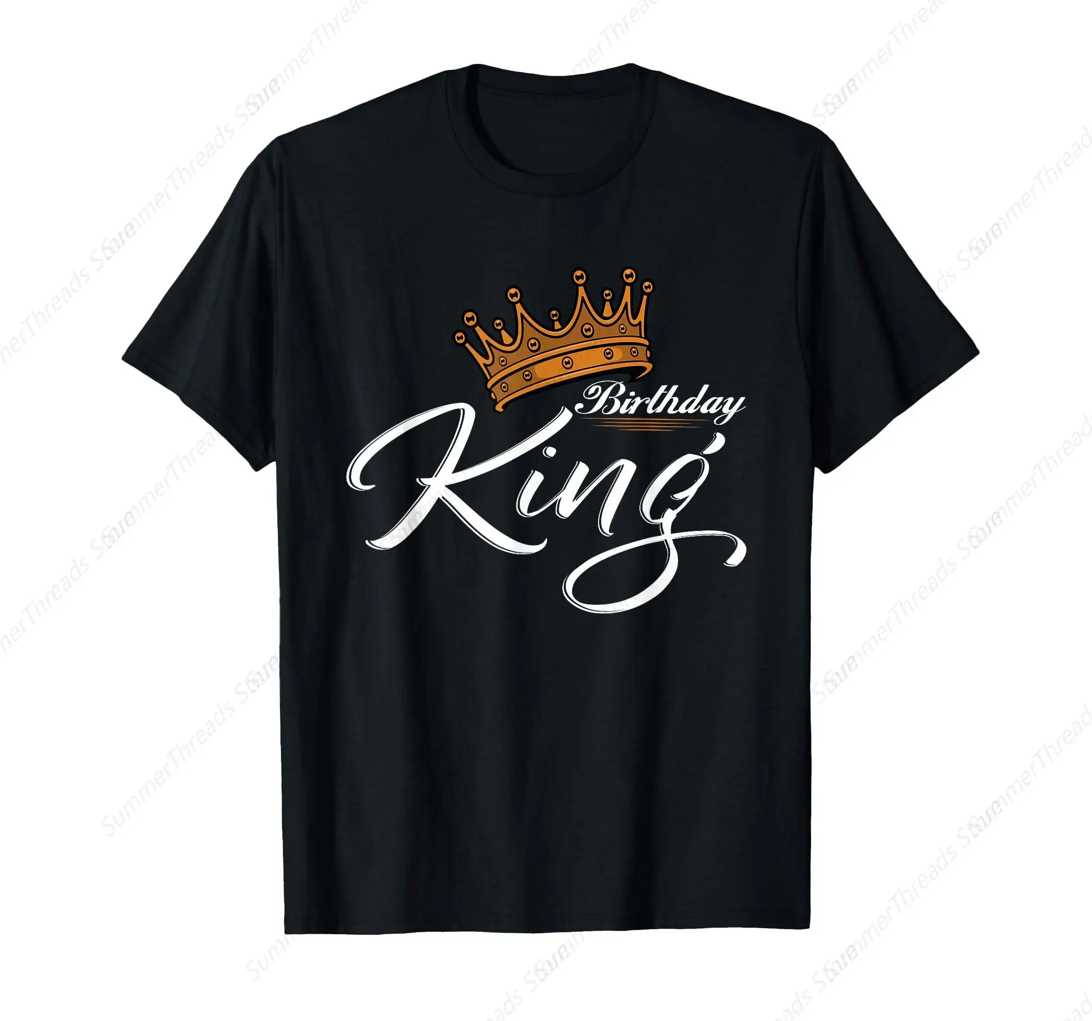 Crown With Writing Birthday King T-Shirt