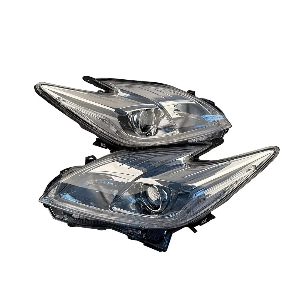 2PCS Car Headlight for Toyota Prius ZVW30 Headlamp with LED Daytime Running Light 2009 2010 2011 2012 2013 2014 2015 Head Lamp