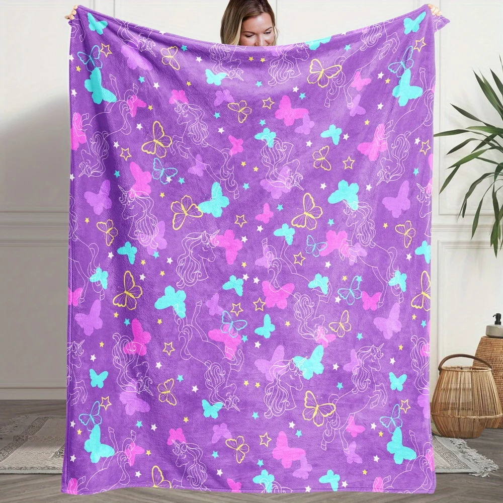 Cartoon Dachshund Dog Paw Print Throw Blanket Puppy Footprint Element Soft Cozy Lightweight Decor Blanket for Sofa Bedroom