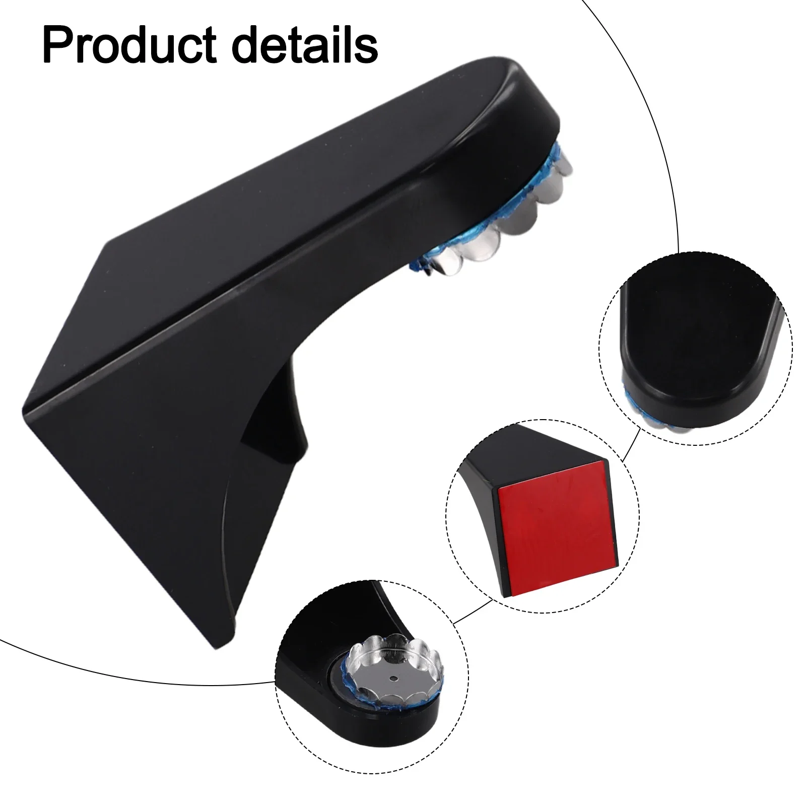 Soap Dishes Magnetic Soap Holder Black Color Easy To Install Magnetic Suction 1pc 7.5*4.5**4.3cm ABS High Quality