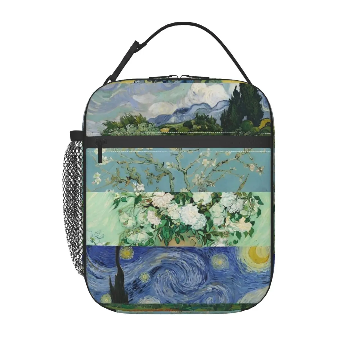 

Ланч-боксы Винсент Ван Гог Классическая картина маслом Мерч Коробка для еды Модный термохолодильник Коробка для бенто для улицы