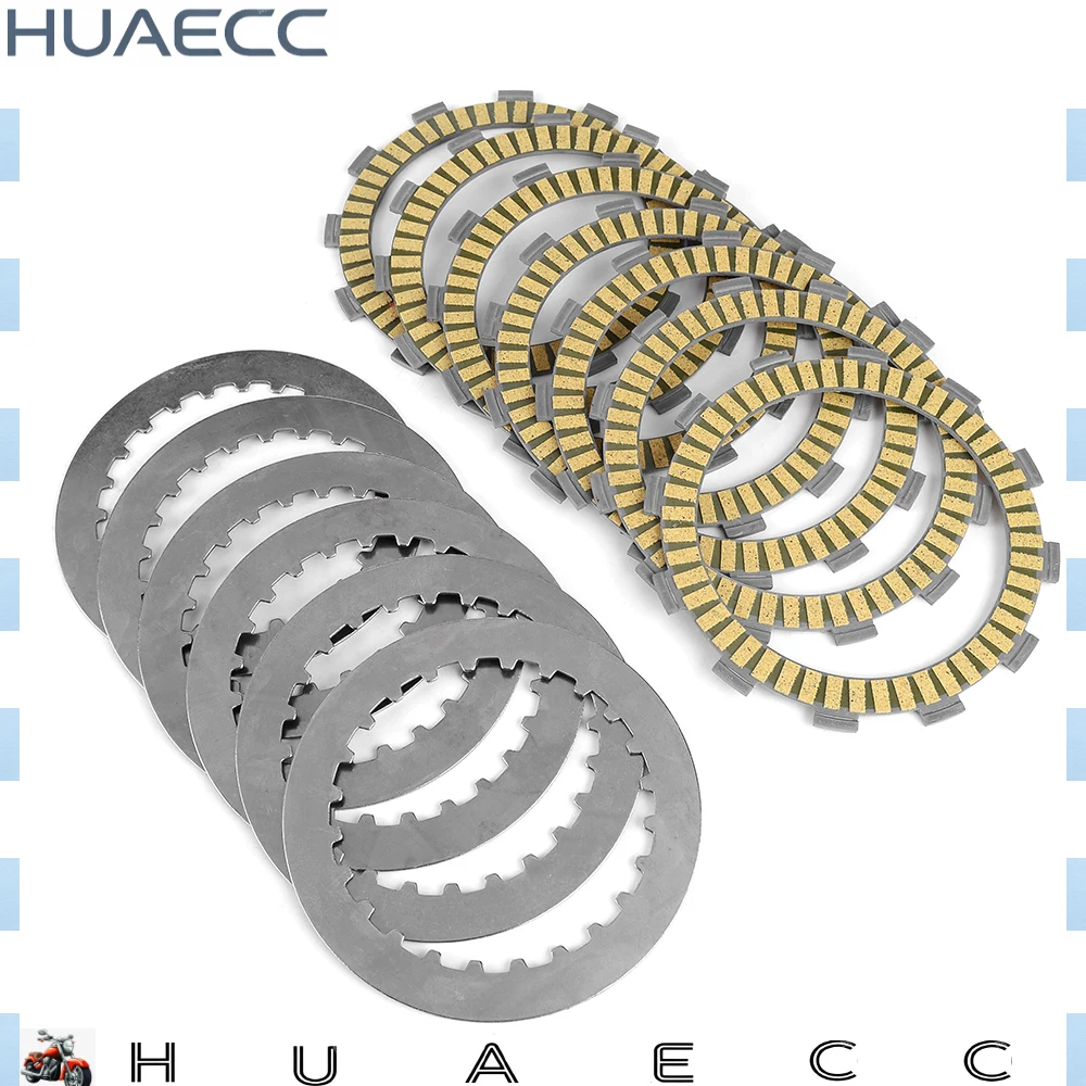 Clutch Friction Steel Plates Disc for Honda CR125R CR 125 R 1986-1999 1998 1997 1996 1995 1994 1993 22321KA3710 22201KS6700 - view 5