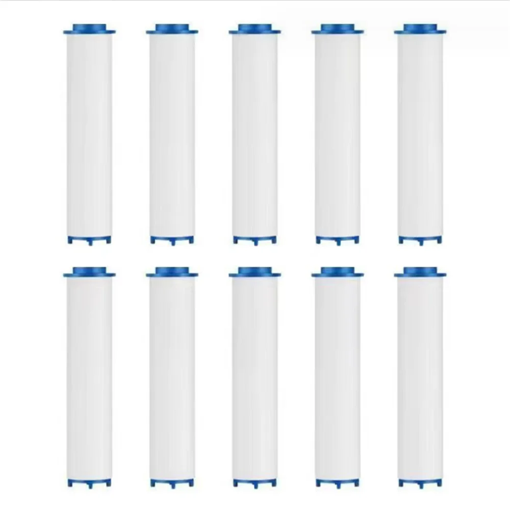 교체 샤워헤드 코튼 필터 세트, 수질 정화, 염소, 불소, 경수 제거, 샤워 물 청소 