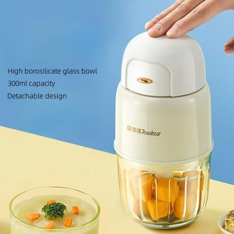 Fabrikant 2023 Nieuwe Stijl Roestvrij Glas Voedsel Blender Mini Draagbare Mini Food Maker Baby Food Processor