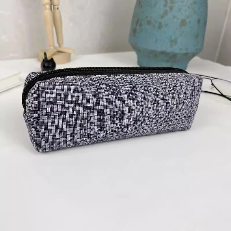 

Handmade Cotton Cloth Zipper Pencil Case Large Capacity Pencil Bag Student Portable Multi-Function Stationery Case