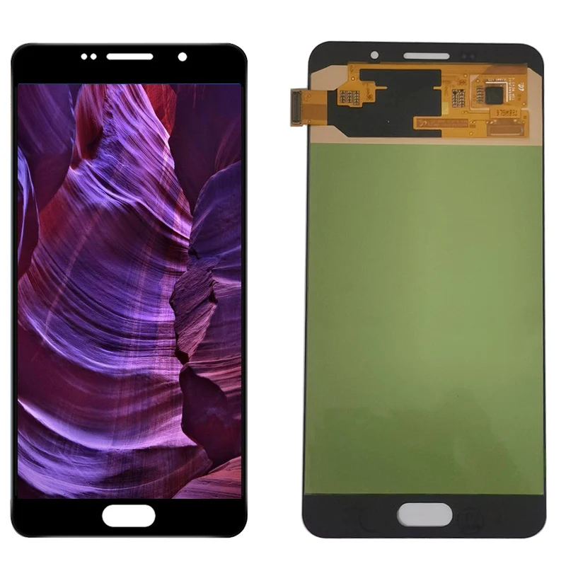 Протестированная замена ЖК-дисплея для SAMSUNG Galaxy A7 2016 A710 A710F A710M ЖК-дисплей с сенсорным экраном и дигитайзером в сборе, запасные части