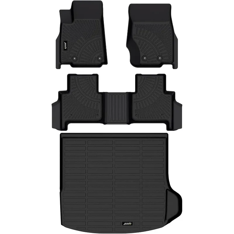 

US Car Floor Mats & Cargo Liner for 2022-2024 Jeep Grand Cherokee (Include 4xe NOT for L or WK) All Weather Floor Mats Set for