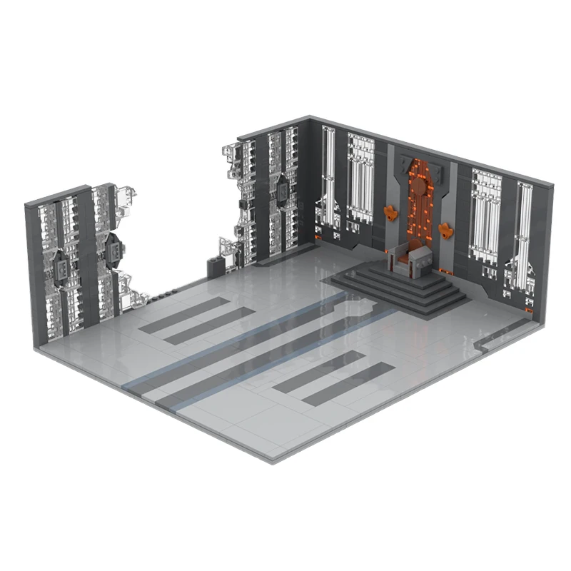 Popular Star Movies Model MOC Building Bricks Military Base Throne Modular Technology Gifts Holiday Assemble Children Toys Suit