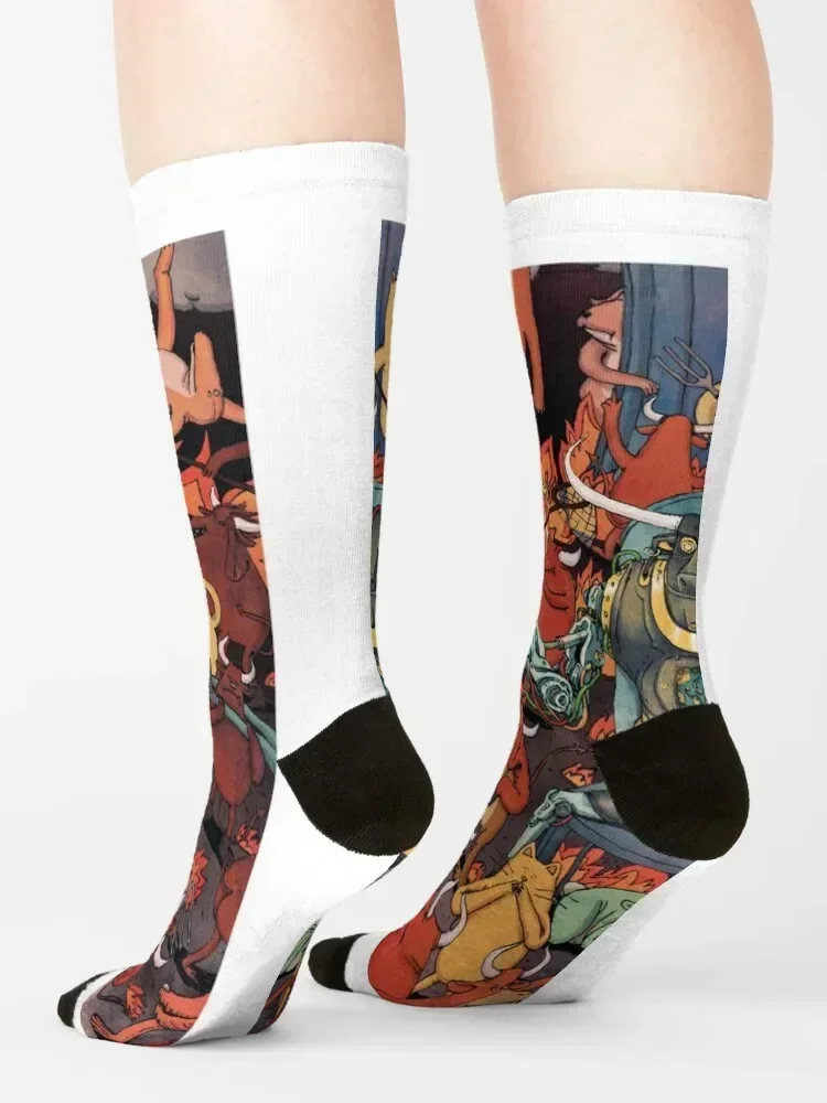 Dance Gavin Dance sphinxx afterburner Socks anime custom sports halloween colored Woman Socks Men's