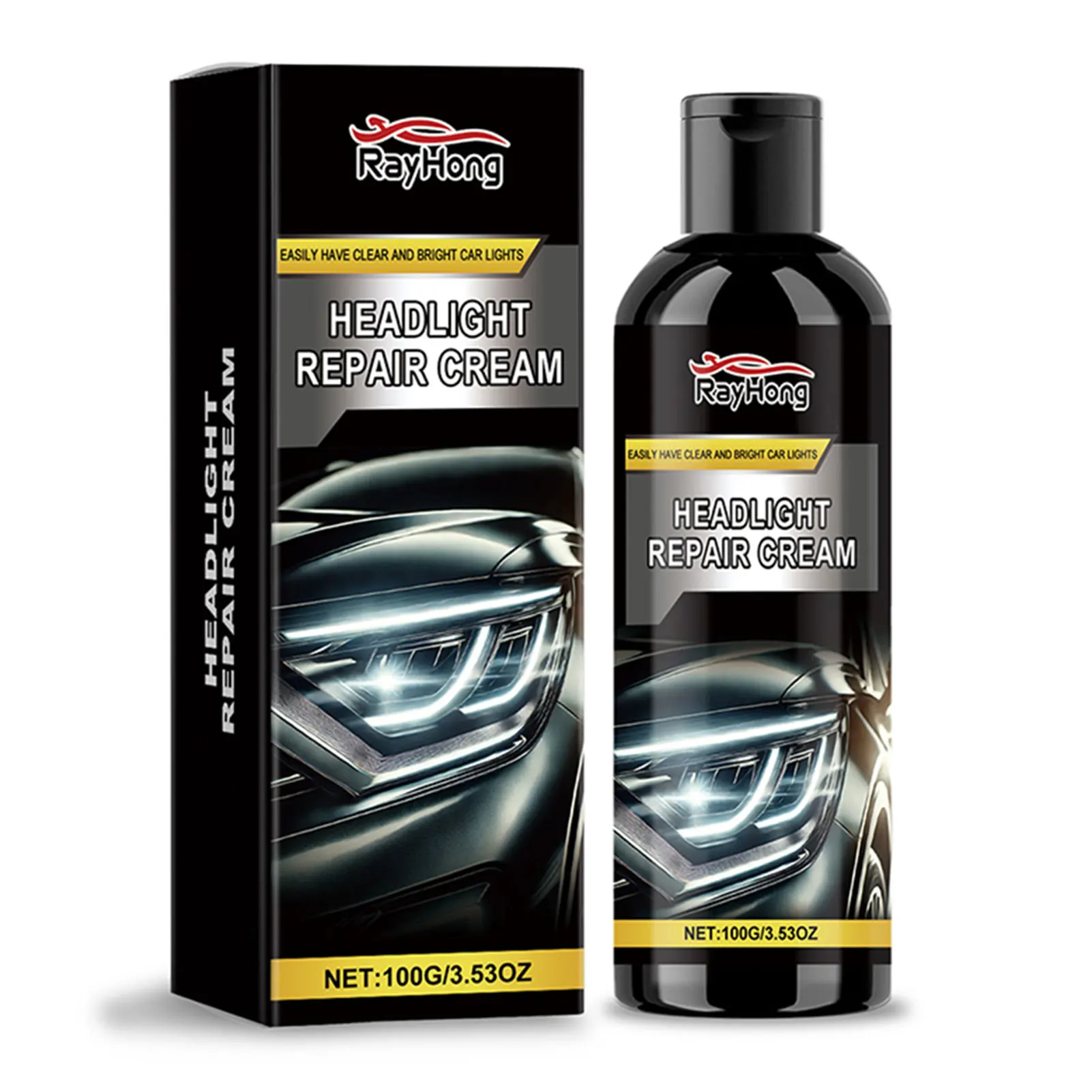 

100g Car Headlight Repair Creams,All Purpose Scratch Repair Polishing Agents,Headlight Restorer Polishing Anti-Scratch Liquid
