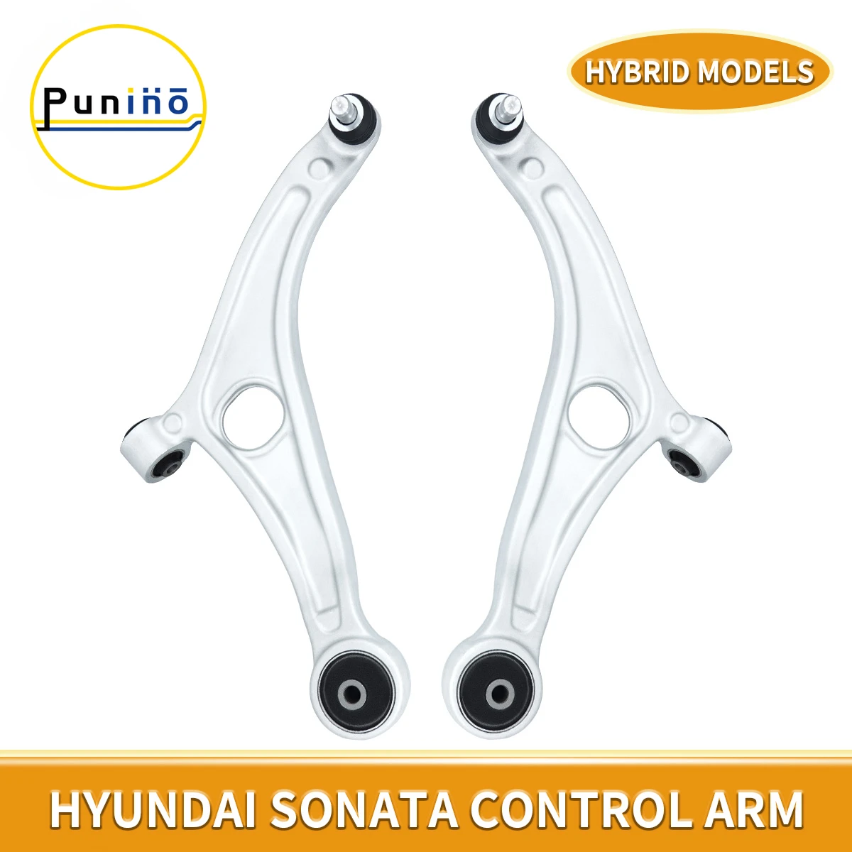 Punino Pair of Front Lower Control Arm LH RH Suspension Kit for Hyundai Sonata Azera Kia Optima 2011 2012 2013 2014 - 2017