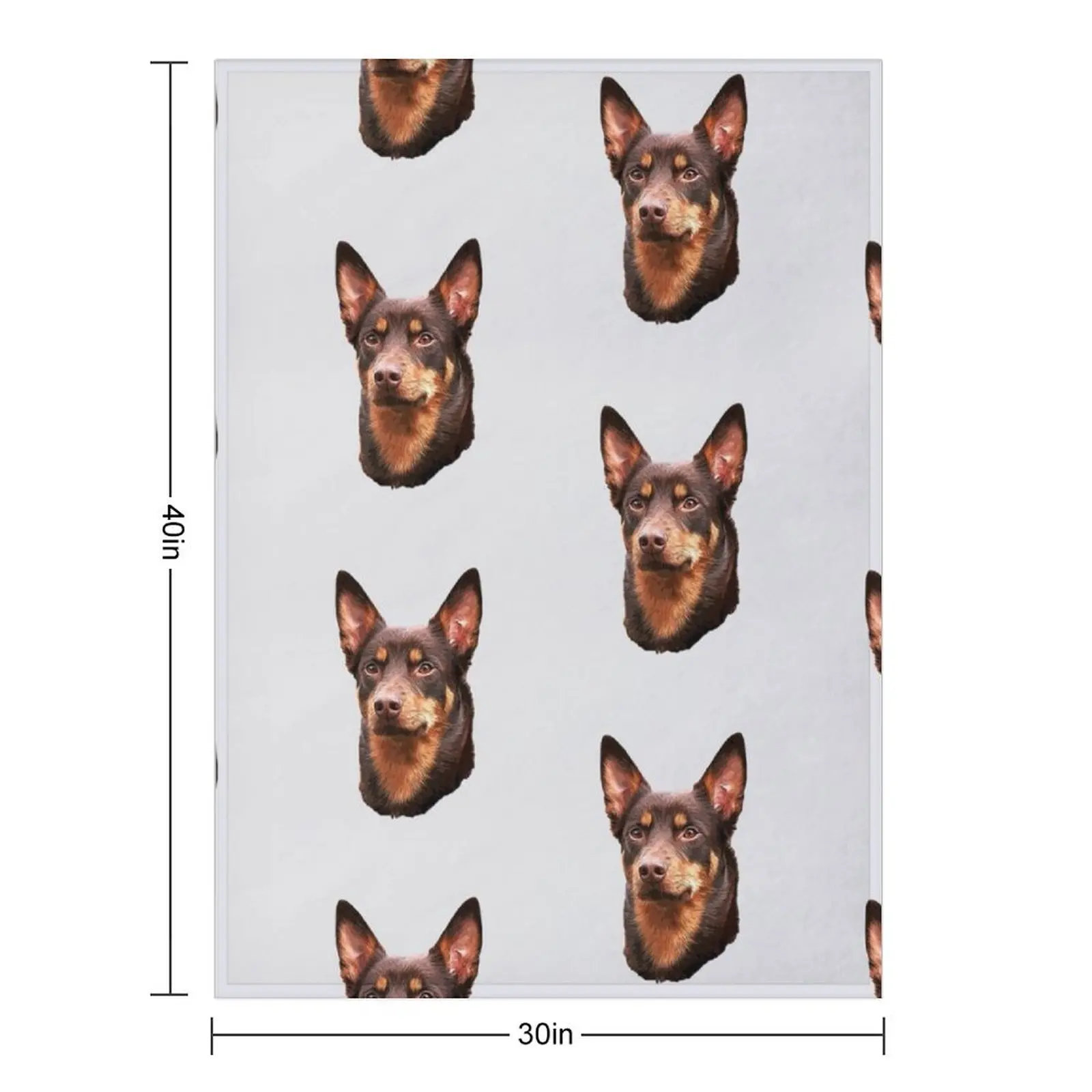 Kelpie - Australian Kelpie Throw Blanket Kid'S funny gift Flannels cosplay anime Blankets