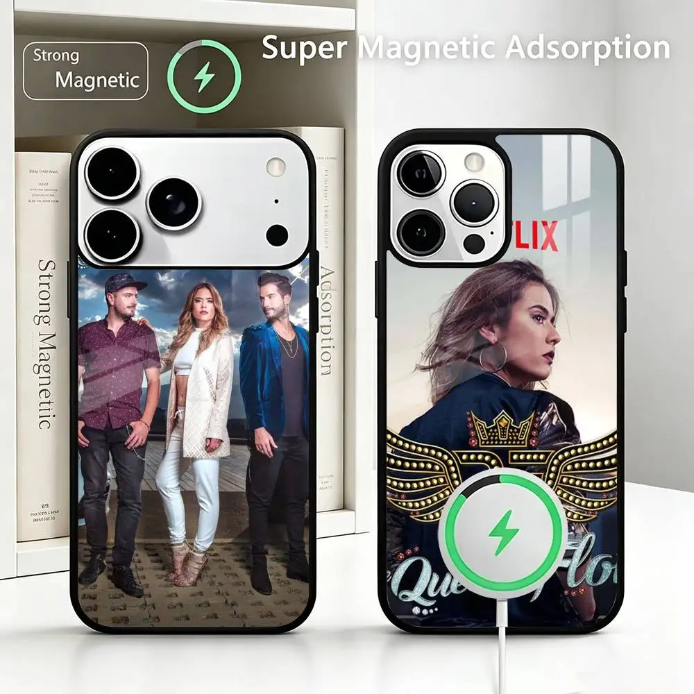 

The Queen Of Flow TV Wireless charging phone case compatible with iPhone 17/16/15/14/13/12/11