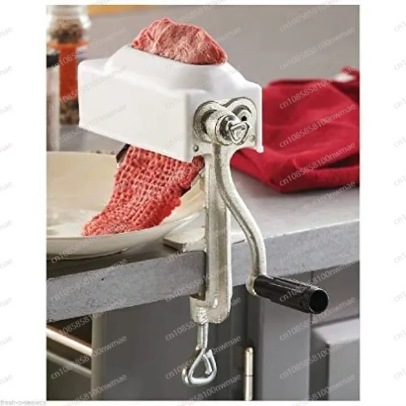 

Manual cast iron tenderizer steak machine