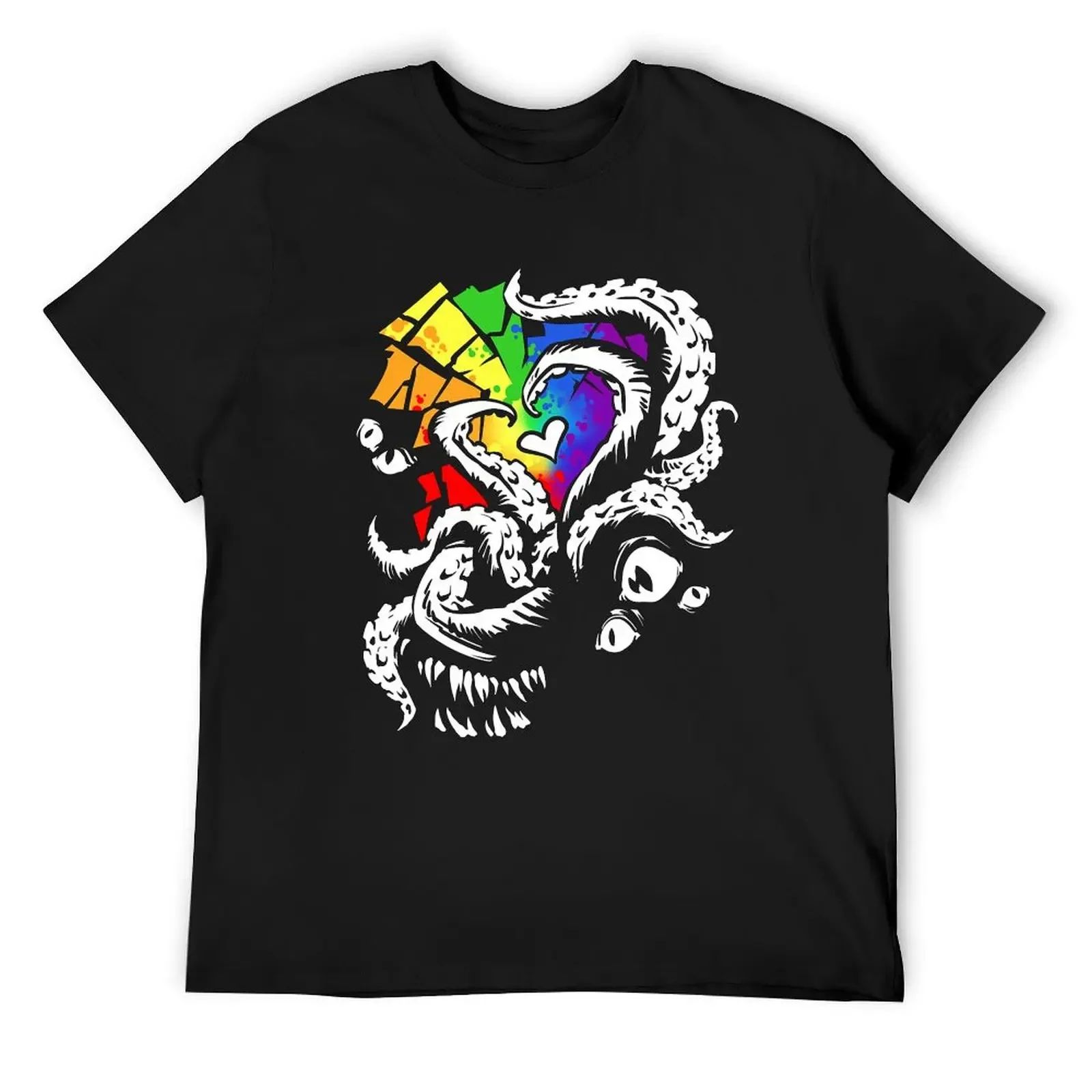 Pride Shoggoth T-Shirt animal prinfor boys Aesthetic clothing plus sizes korean fashion workout shirts for men