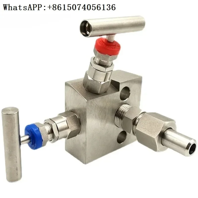 

EJA430 two valve group stainless steel P-type L-type two valve groupE+H3051 pressure transmitter L-type coplanar two valve group