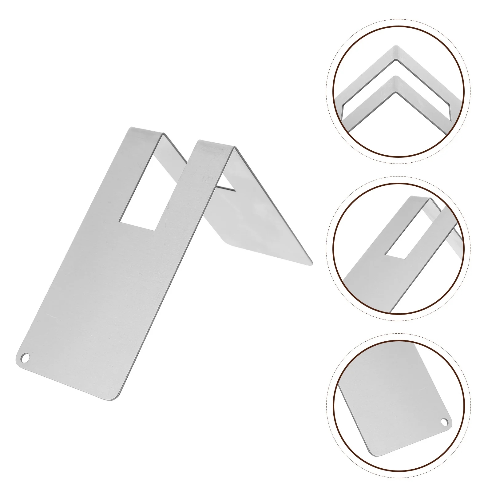 

Coffee Filter Holder Stainless Steel Large Capacity V-Shaped Coffee Filtering Paper Rack Desktop Storage for Home Office