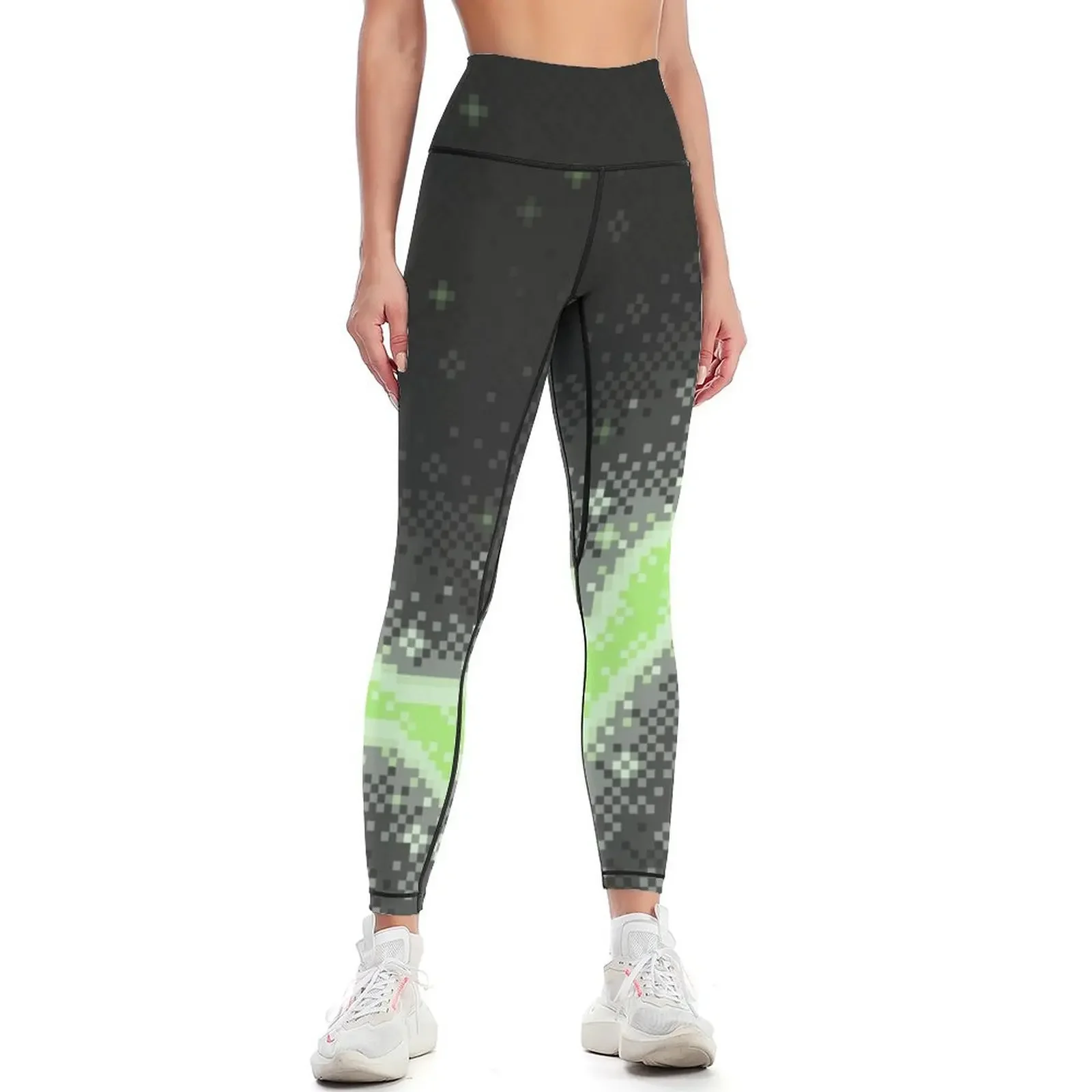 

Agender Pride Flag Galaxy Leggings gym womans Sports pants woman gym wear Women sportwear Womens Leggings