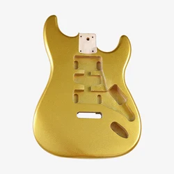 ST Guitar Body Poplar Material, HSH Gold Color for Stratocaster Electric Guitar Part Replacement Kit